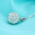 925 Sterling Silver Bead Pendant Necklace for Women with Chain